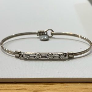 Luca + Danni Silver Bangle Bracelet
